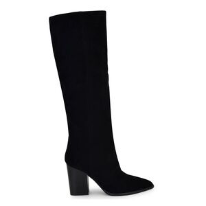 Nine West Elegant Black Knee-High Boots